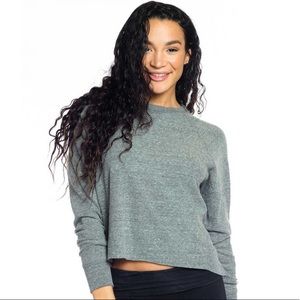 Joah Brown Classic Grunge Cut Off Long Sleeve Top